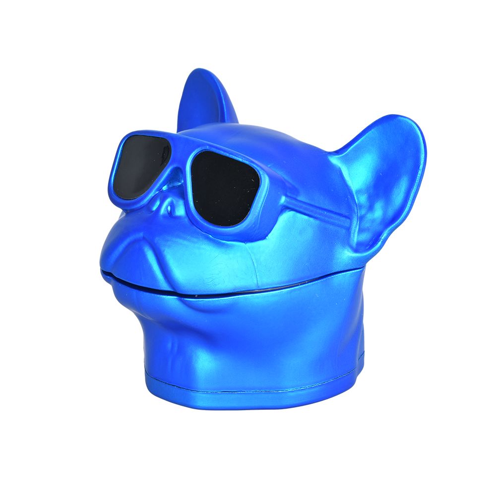 Hipster Dog Aluminum Grinder - 2.25" / 3pc / 6ct