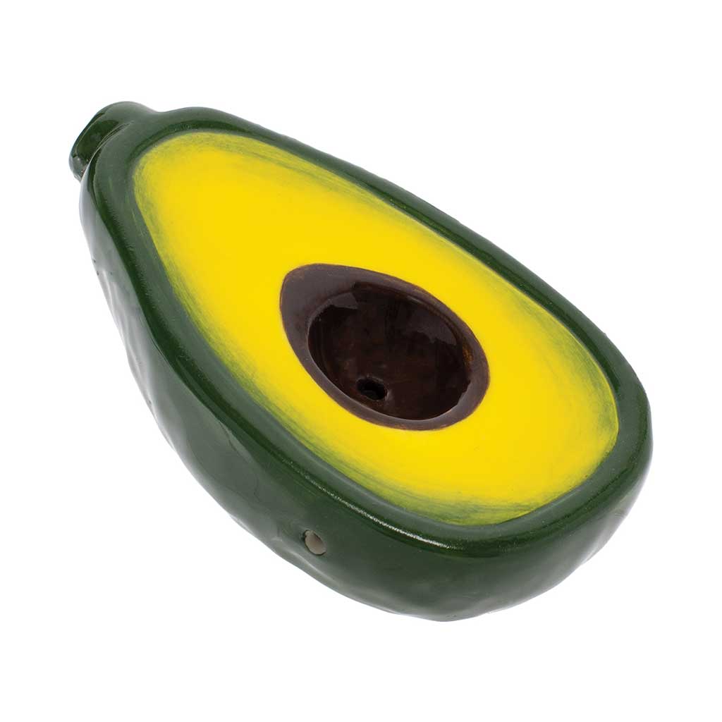 AVOCADO CERAMIC PIPE - WACKY BOWLZ