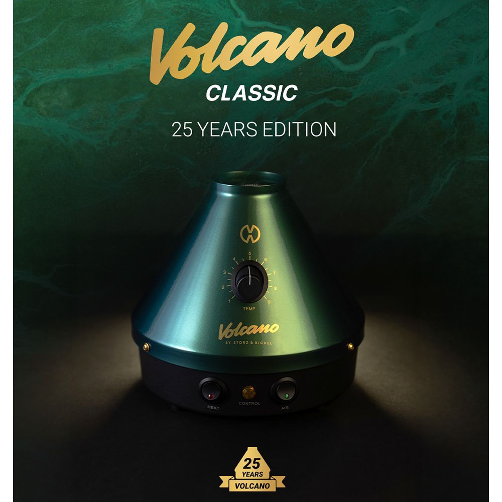 Storz & Bickel Volcano Classic Vaporizer - 25 Year Green & Gold Limited Edition