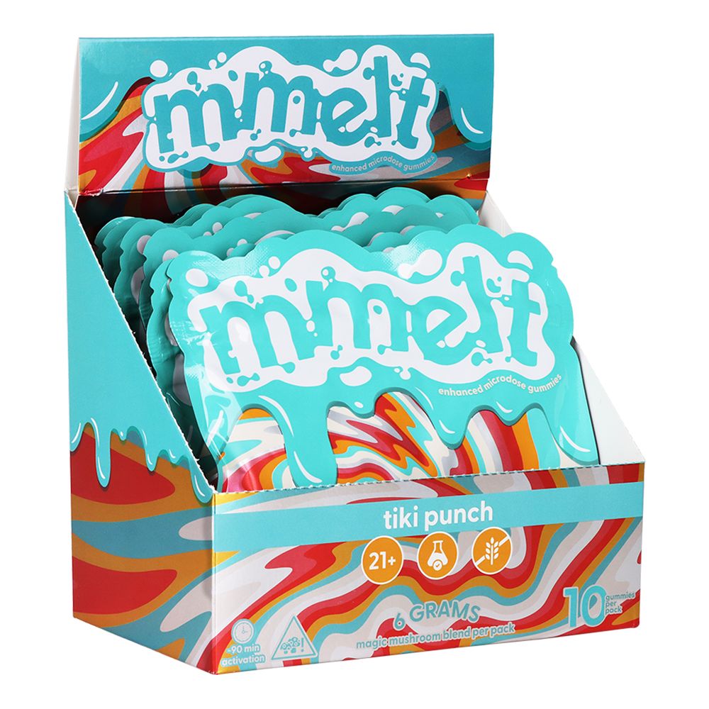 Mmelt Microdose Mushroom Gummies | 6g | 10pc | 6pk Display