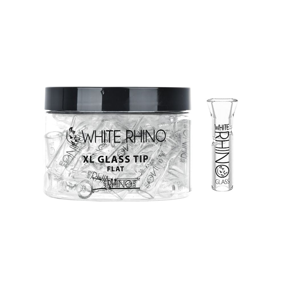White Rhino XL Glass Rolling Tips 40ct