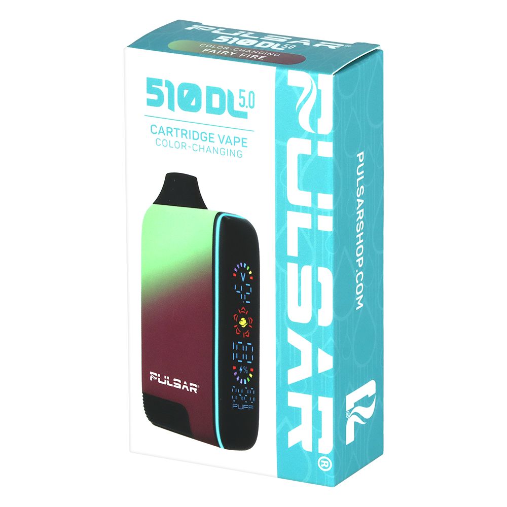 Pulsar 510 DL 5.0 Precision Voltage Control LCD Screen Vape Bar | Thermo Series | 1000mAh