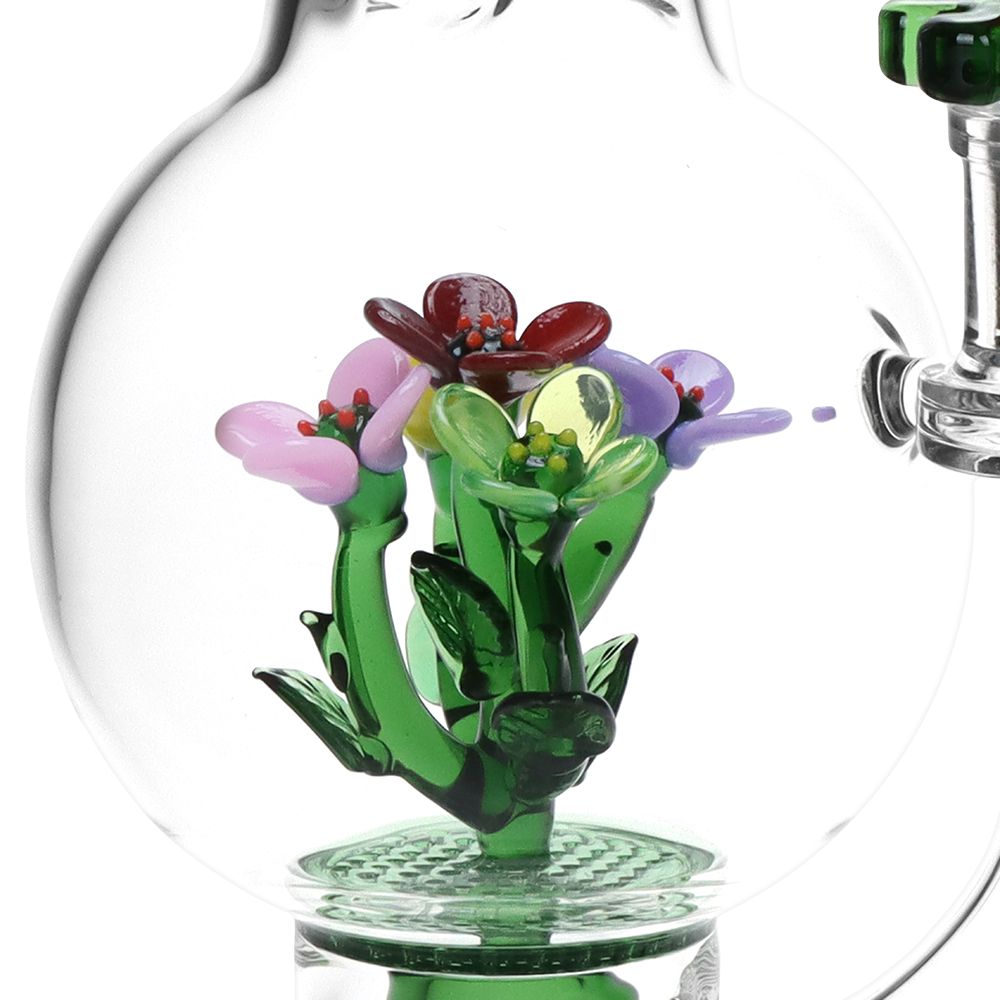 Pulsar Chill Flowerz Glass Water Pipe - 12" /14mm F
