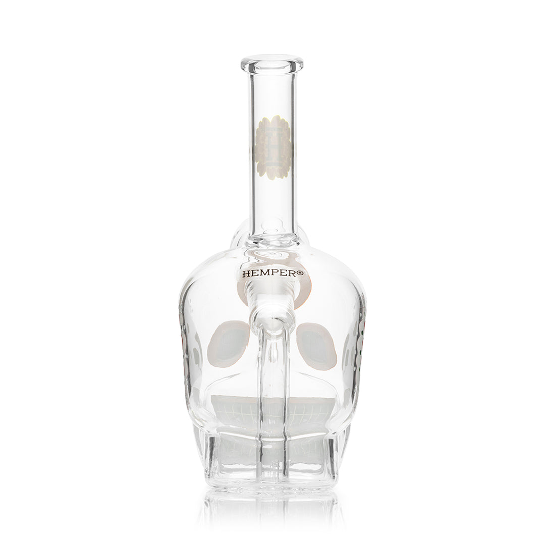 Dia De Los Muertos Skull Bong 6.1"