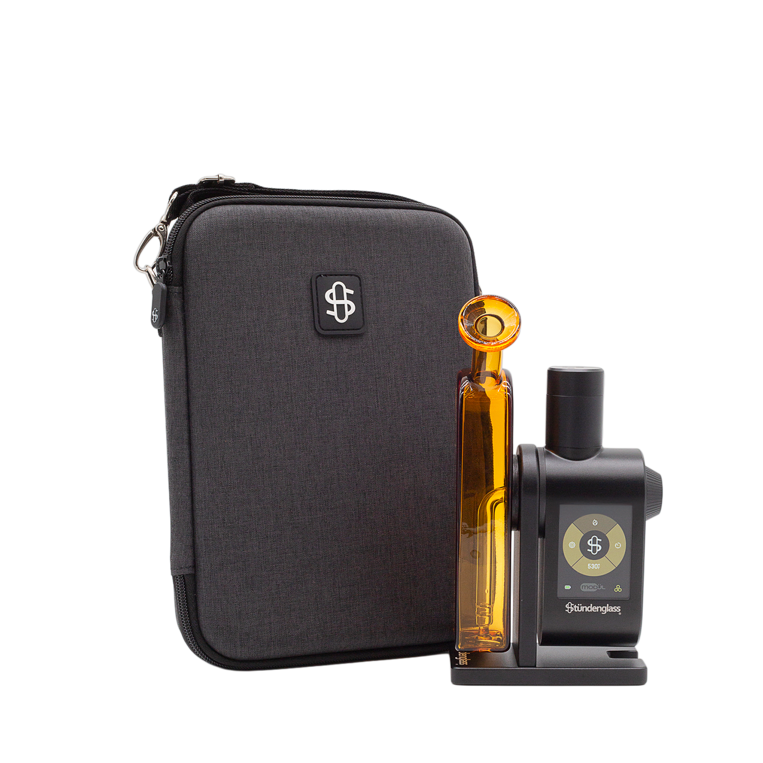 Stündenglass Modül + Dok Deluxe Travel Set - Amber Glass