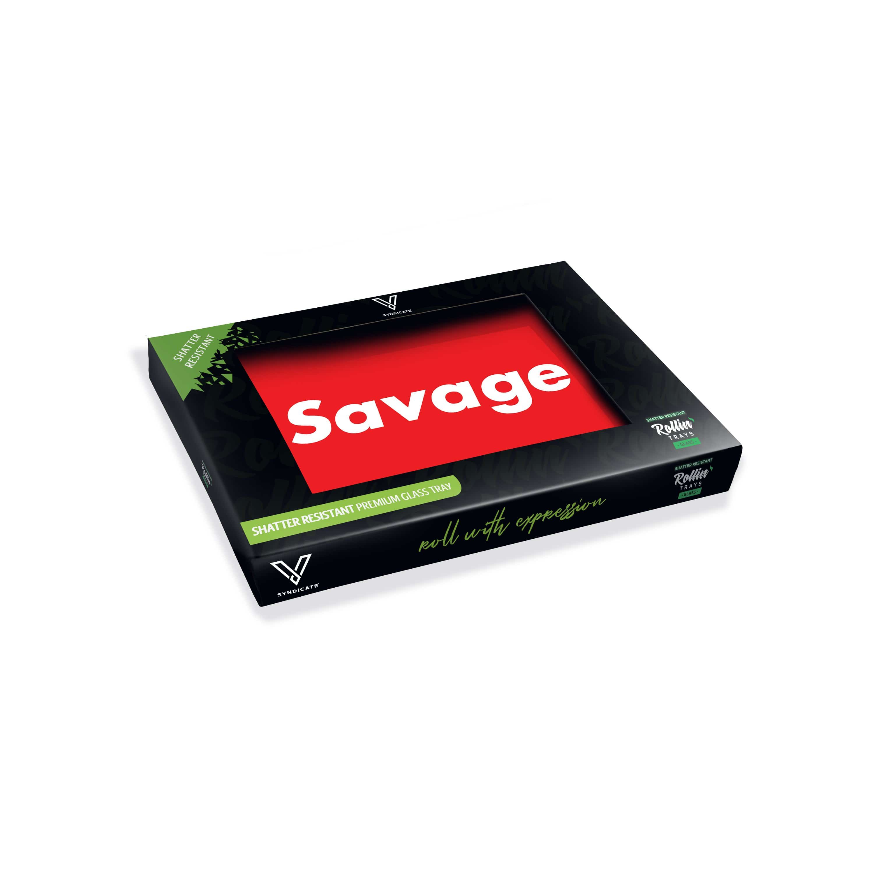 Savage Glass Rollin' Tray