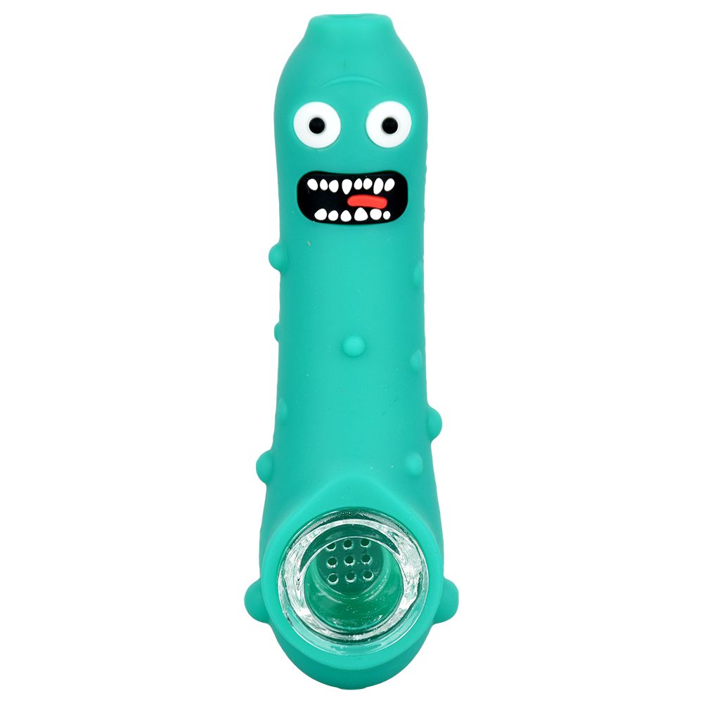 Pickle Richard Silicone Hand Pipe - 4.5" / 10CT