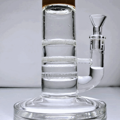 Vitae Glass T.H.C Bong - 16" (Triple Honey Comb)