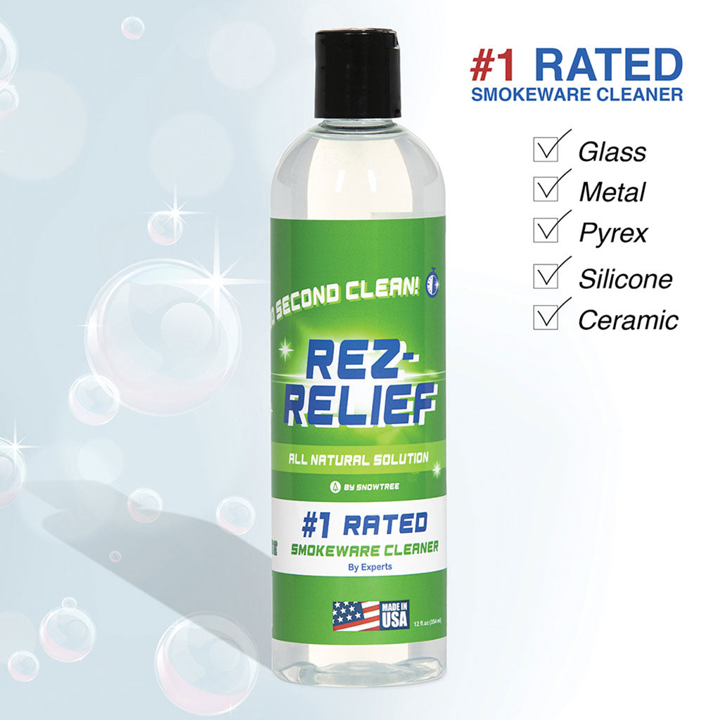 Rez-Relief All Natural Cleaner - 12oz (for Pyrex, Glass, Metal, Ceramic)