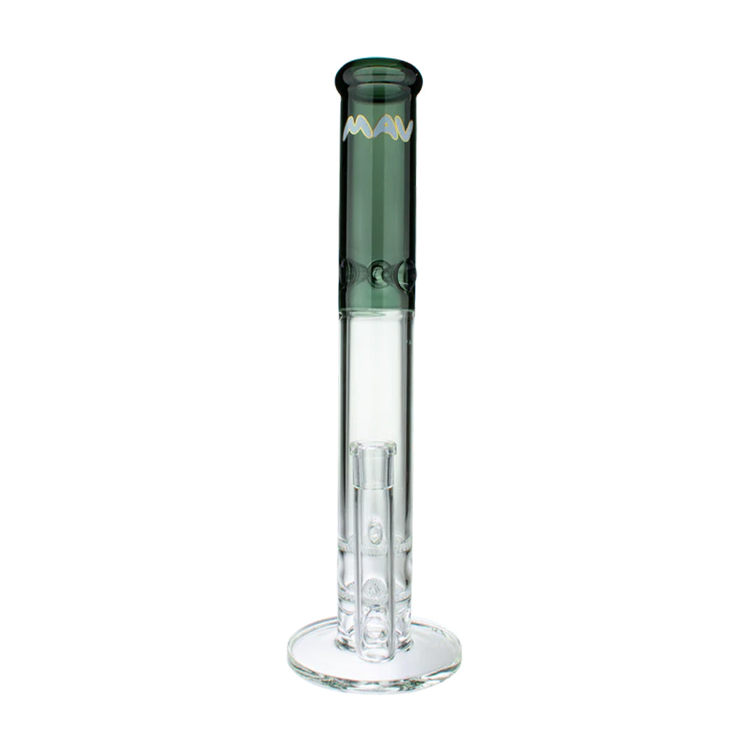 MAV 16" Double Honey Straight Glass Water Pipe