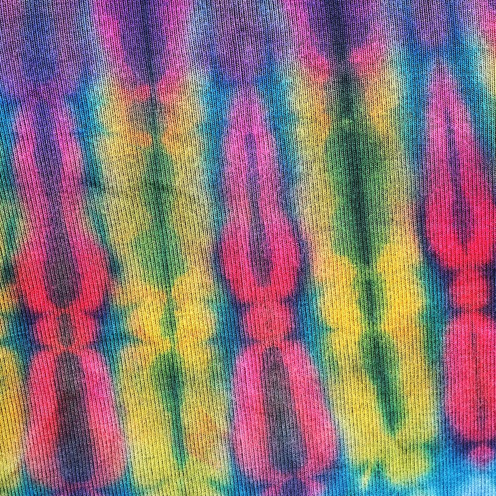 Tie Dye Cropped Halter Tied Top - One Size