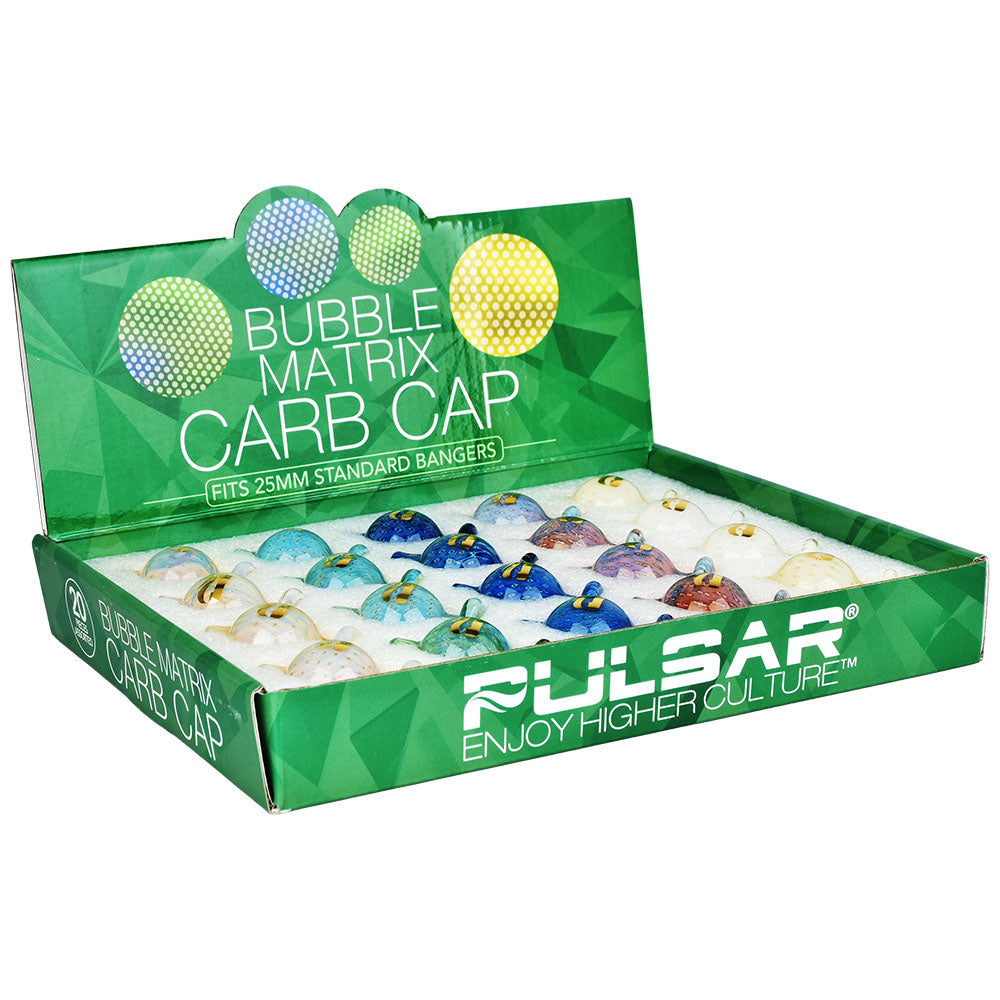 Pulsar Bubble Matrix Bubble Carb Cap - 26mm / 20pcs