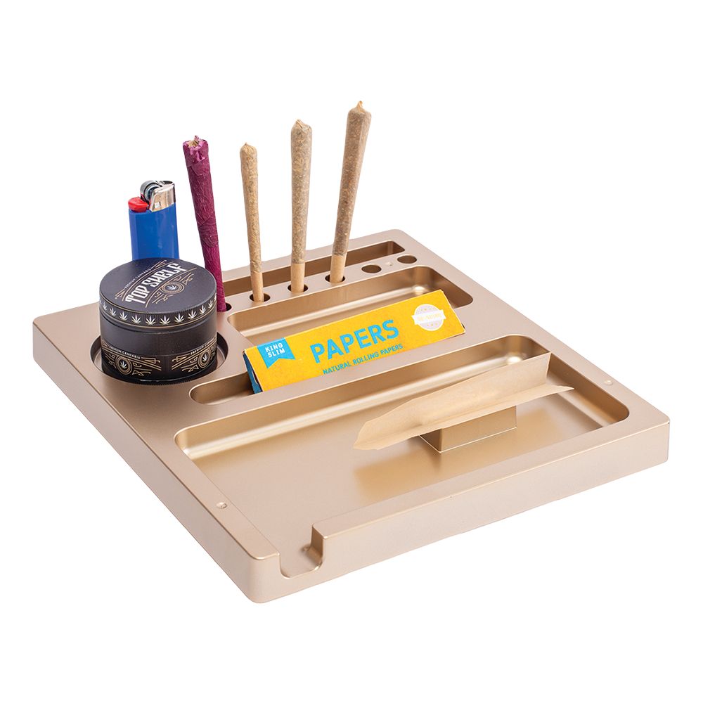 Fujima Pro-Roller Sectioned Plastic Rolling Tray - 9.1"x8.5" / 8ct