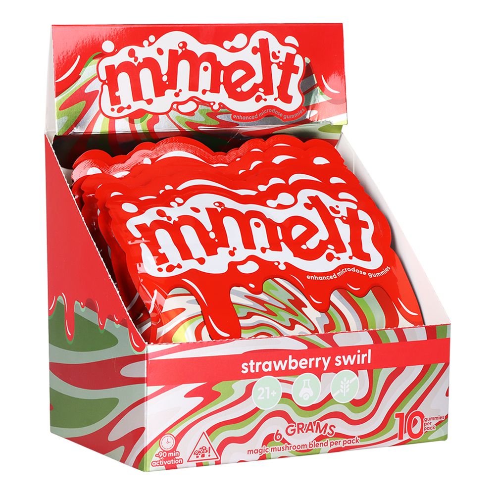 Mmelt Microdose Mushroom Gummies | 6g | 10pc | 6pk Display