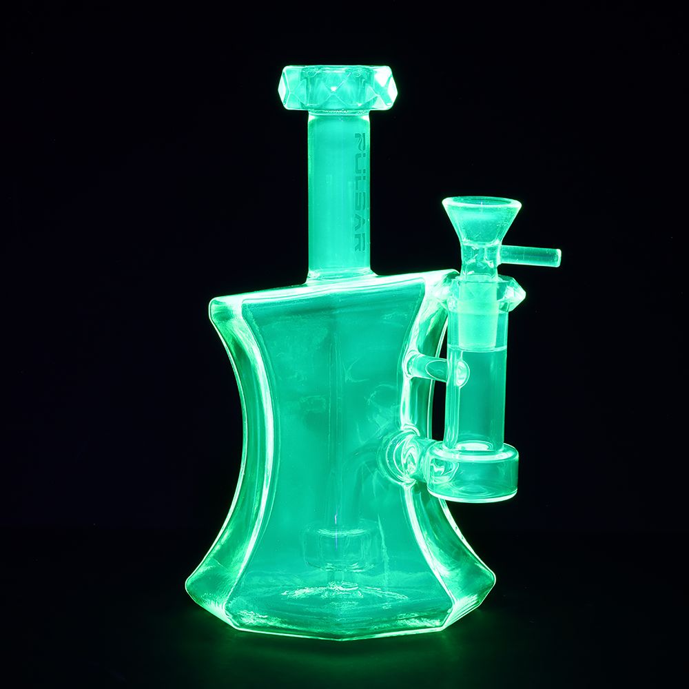 Pulsar Drippy Diamonds Glass Water Pipe | 7.5" | 14mm F