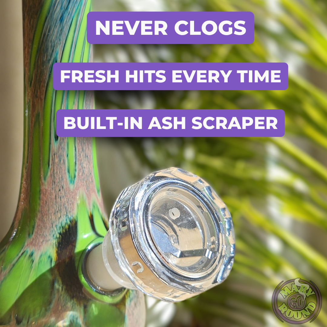 Mary Go Round - 14mm Bong Bowl With Anti-Clog Tech & Easy-Clean Design