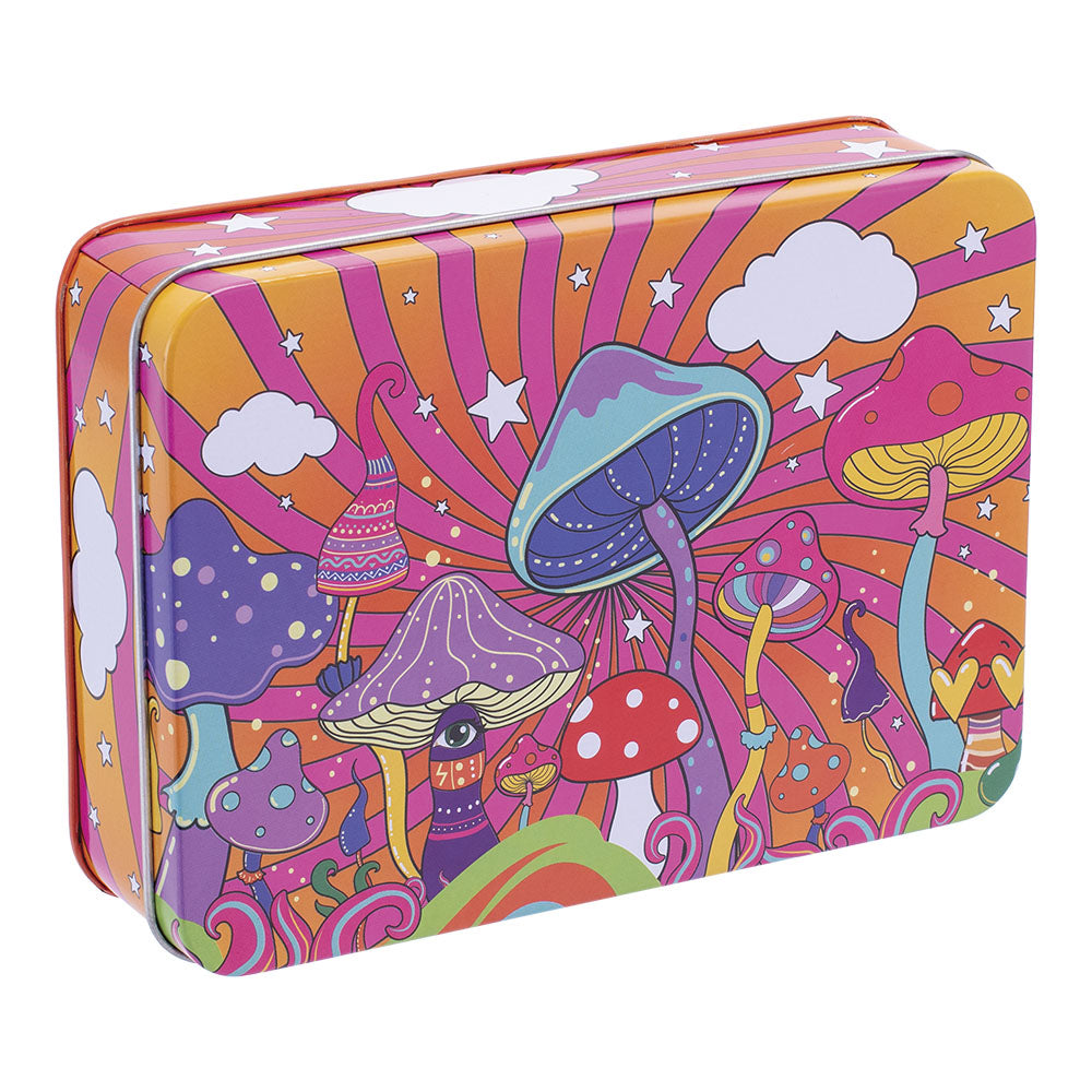 Fujima Tin Stash Box - 6.5"x4.5" / Assorted Designs 8pcs