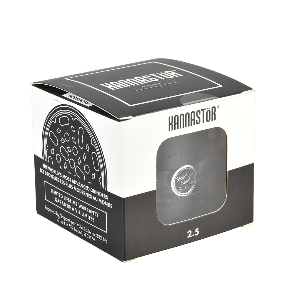 Kannastor Grinder Black 2.5" 4pc