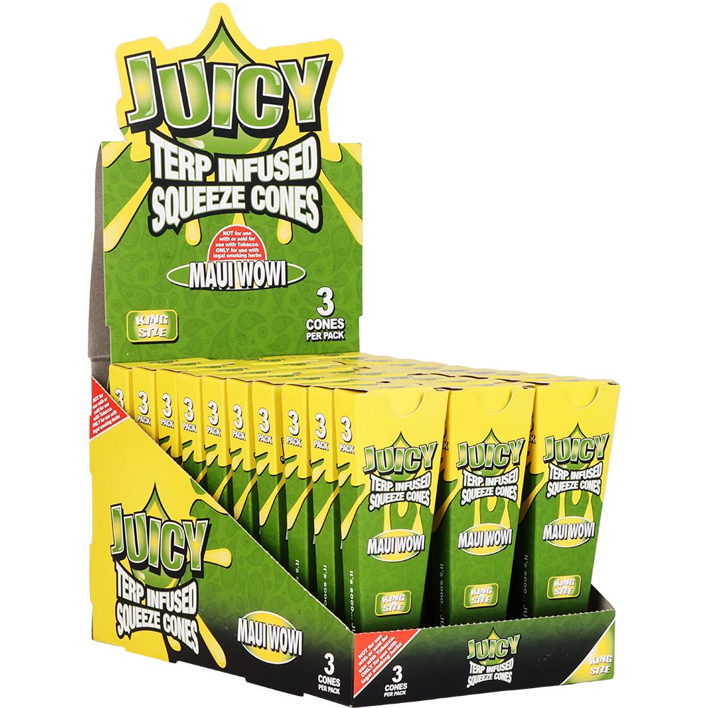 Juicy Terp Infused Squeeze Cones | Maui Wowi | 30pk Display