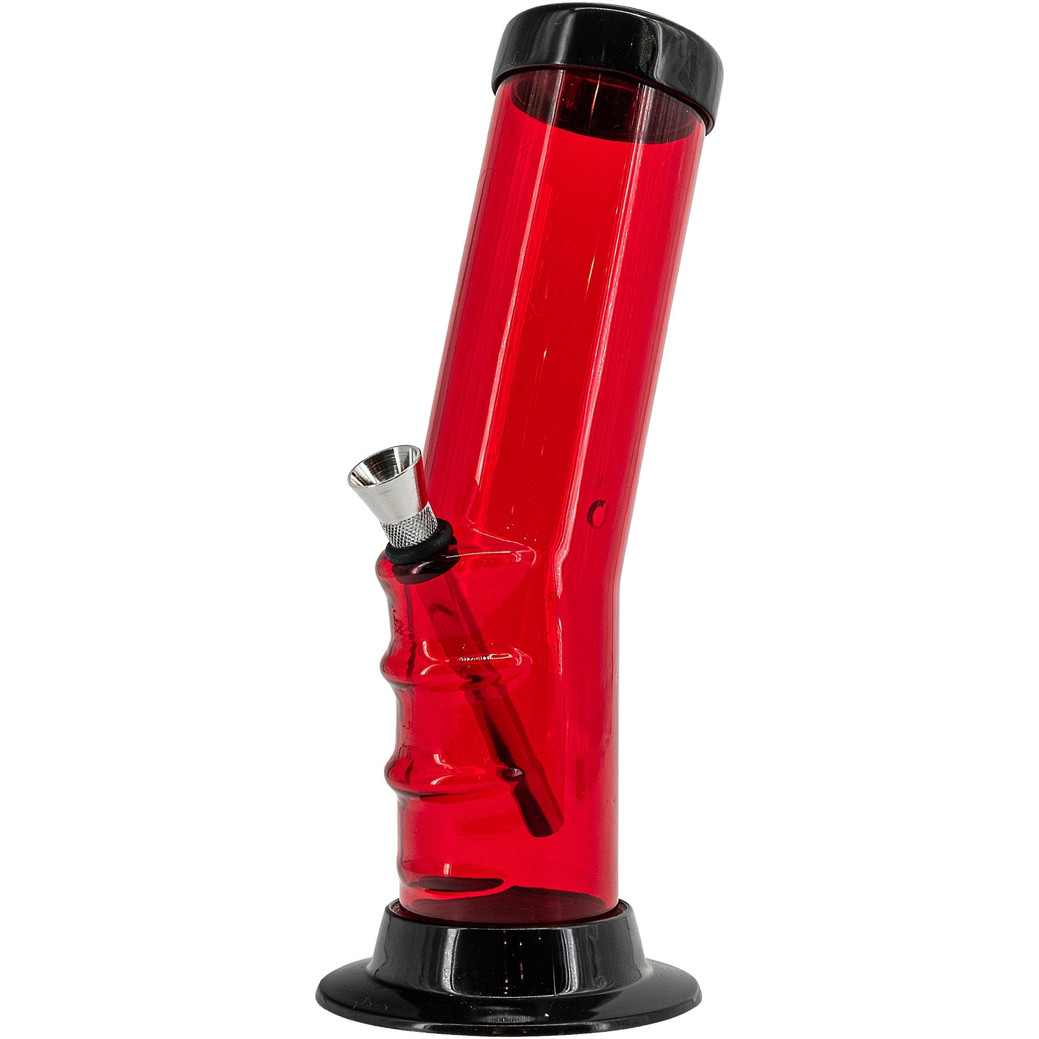 Acrylic Bent Neck Bong 9-12" - Multiple Colors