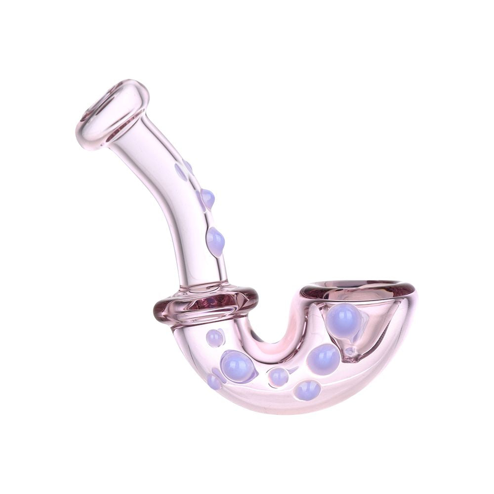 Orb Parade Mini Glass Sherlock Pipe - 3.5" / 4ct