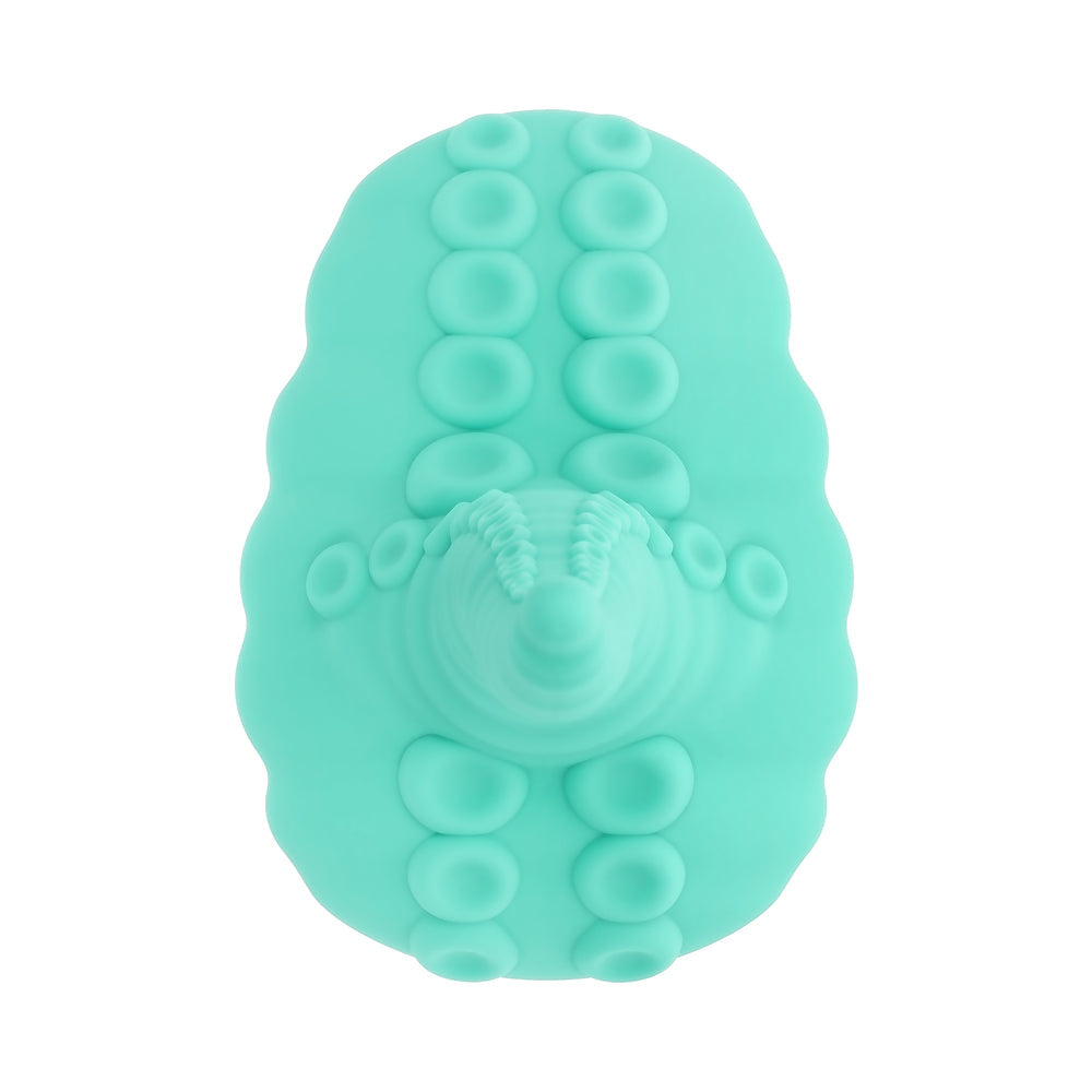 Evolved Tentacle Grinder Rechargeable Vibrating Grinding Silicone Teal