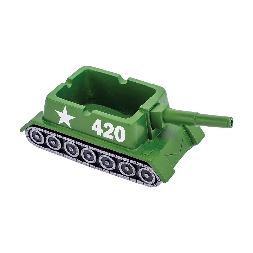 GREEN 420 TANK ASHTRAY