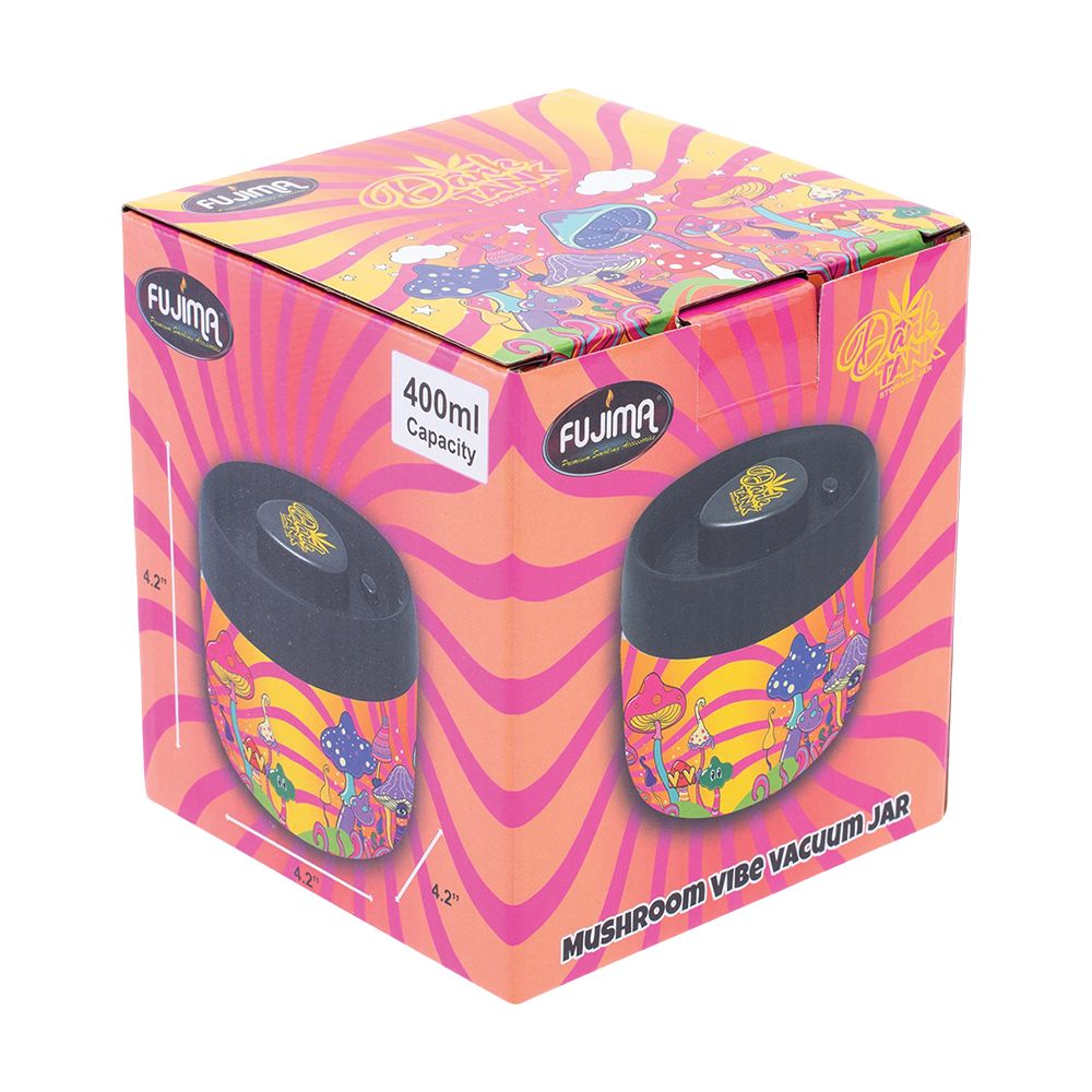 Fujima Dank Tank Vacuum Glass Jar - 4.2" / Mushroom Vibe