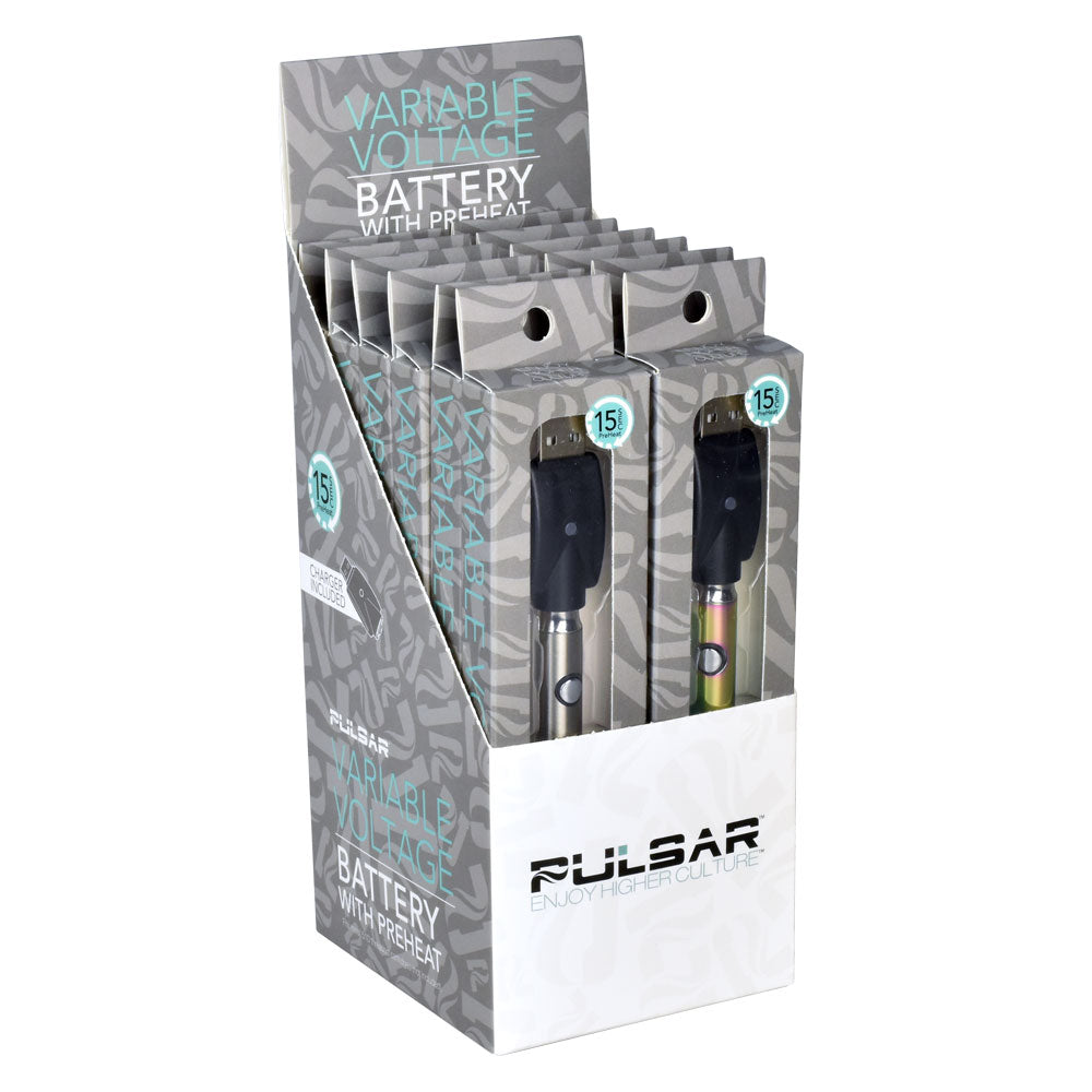 Pulsar VV Battery w/ Preheat - 350mAh/ 12pcs