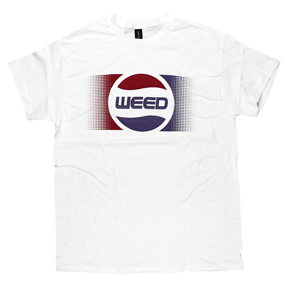 Brisco Brands Weed Vintage Pepsi Logo Parody T-Shirt