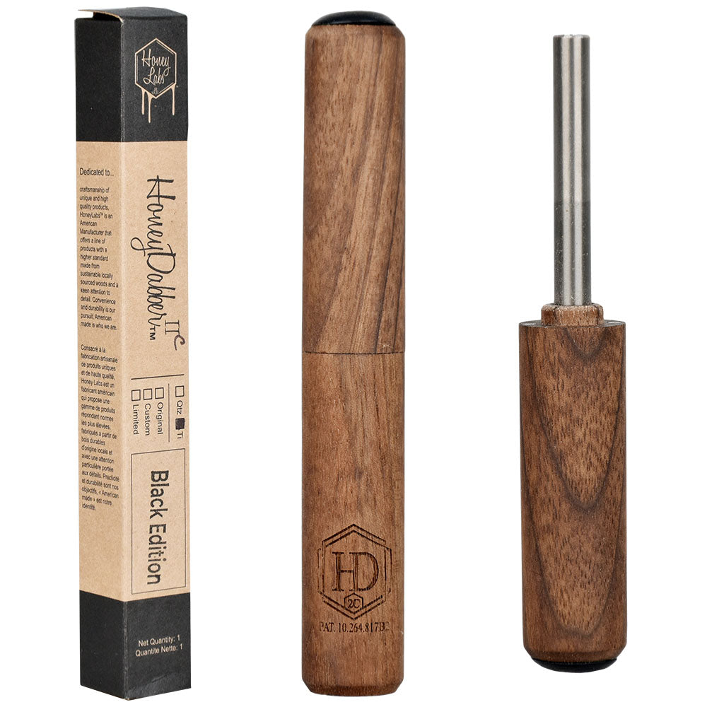Honey Labs HoneyDabber™ II Compact Black Walnut Vapor Straw | 4.25"