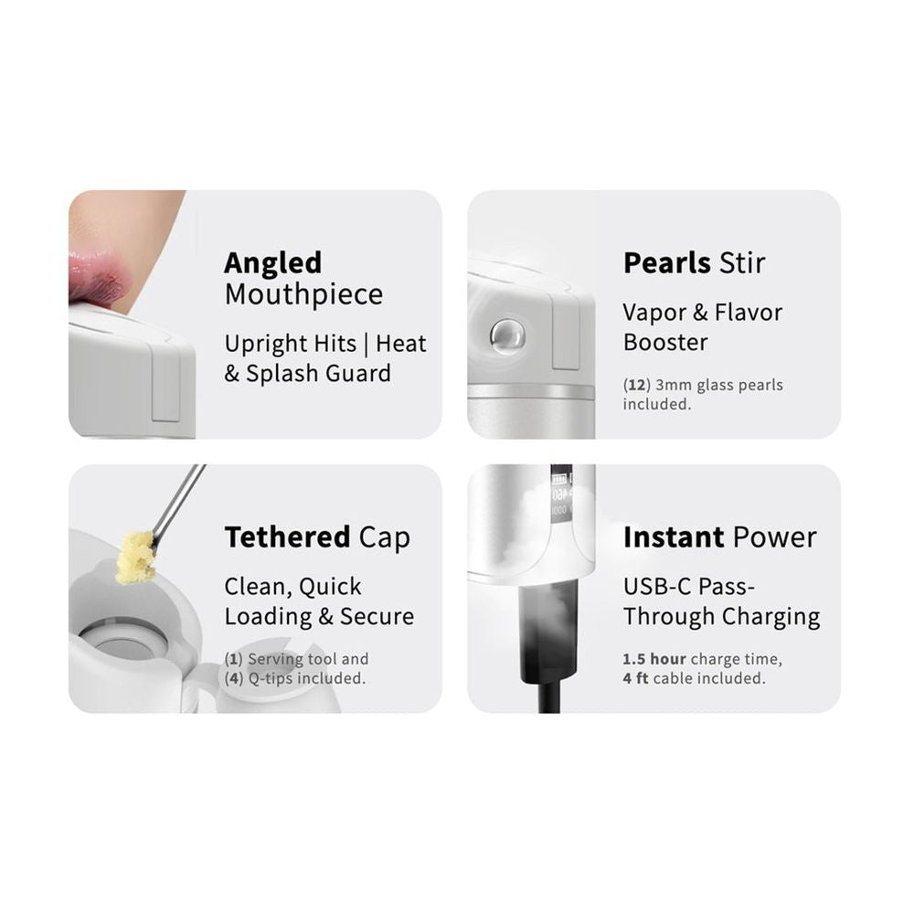 Yocan Black Pocket Concentrate Vaporizer | 1400mah