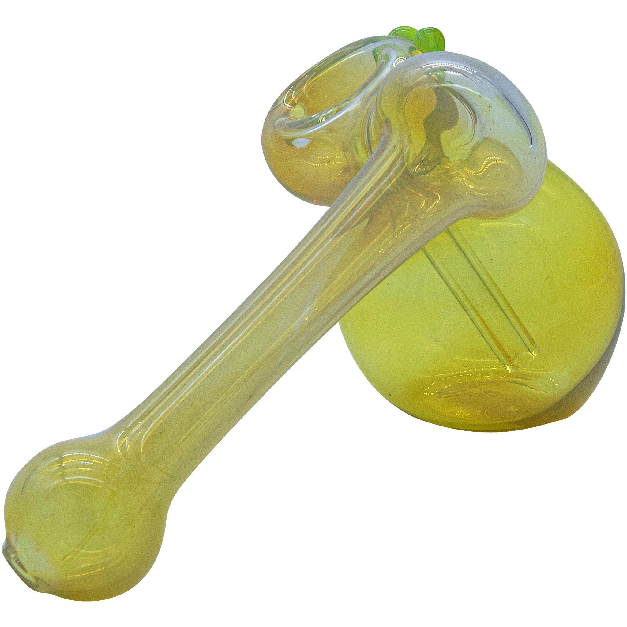 LA Pipes "Silver Sidecar" Fumed Hammer Sidecar Pipe (Various Colors)