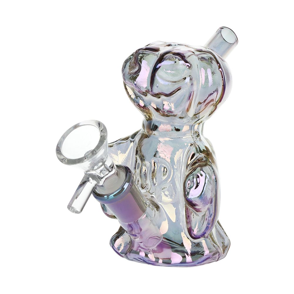 4CT BUNDLE - SeshGear Jack-O-Lantern Ghost Glass Bubbler - 4" / Assorted Colors