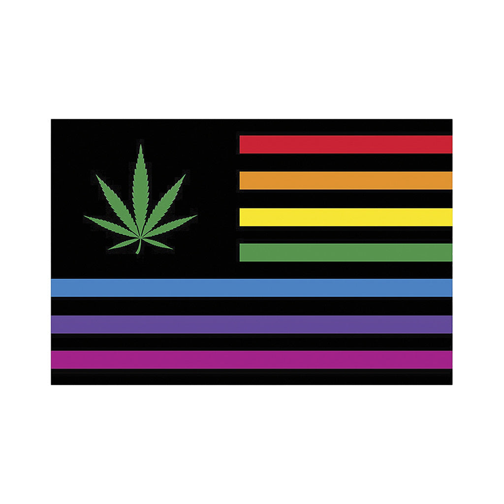 WEED & PRIDE FLAG TAPESTRY
