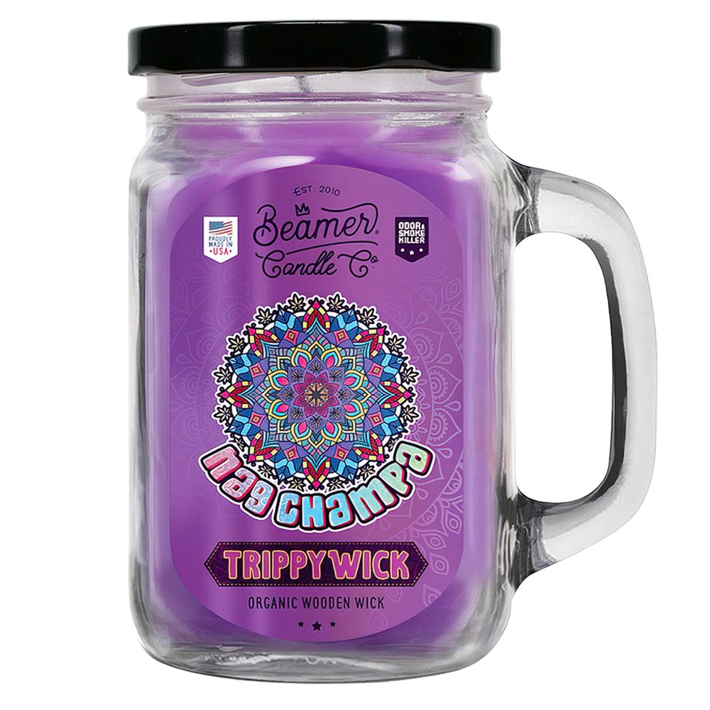 Beamer Candle Co. Trippy Wick Collection Mason Jar Candle | 12oz