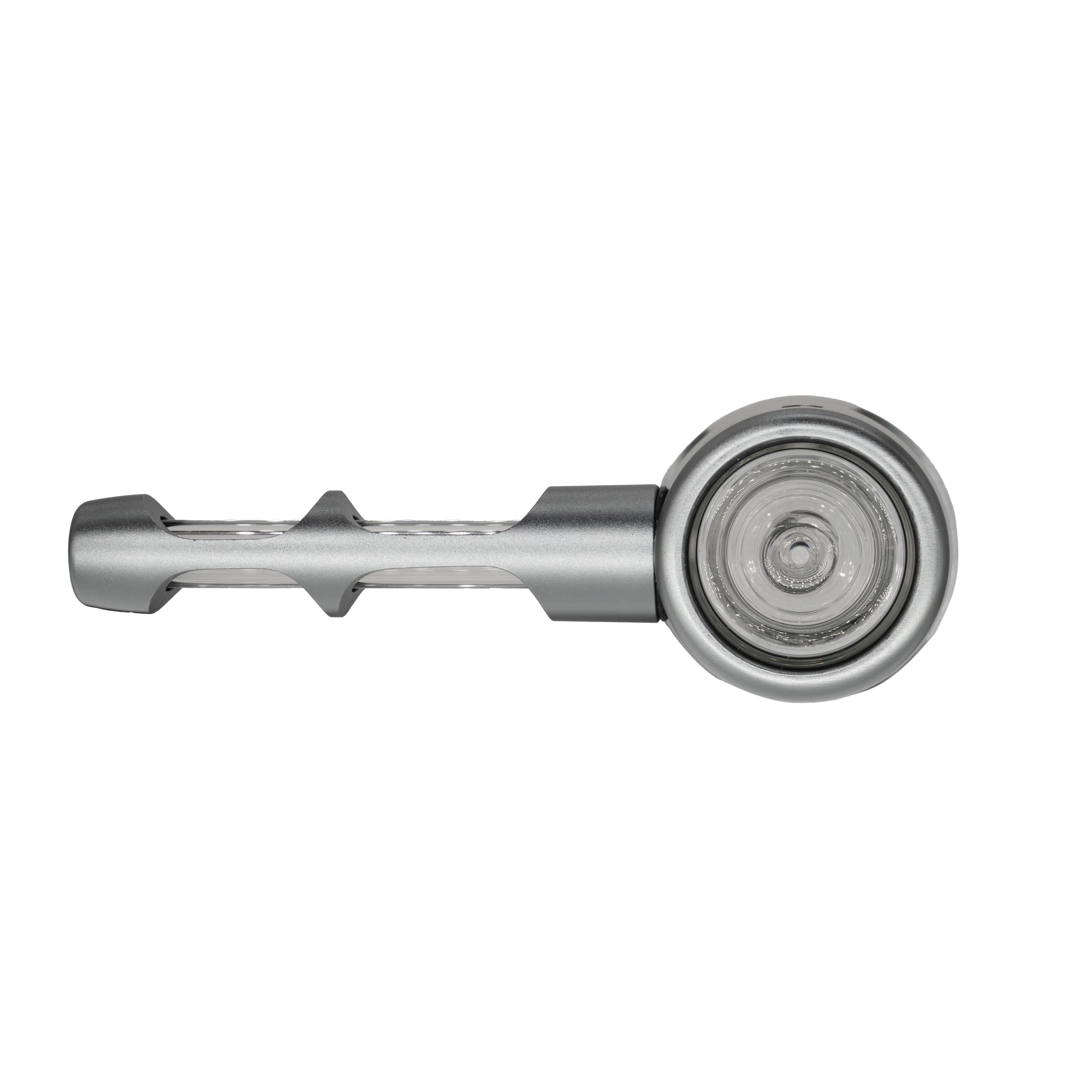 ONGROK Portable Glass Aluminum Bubbler Pipe