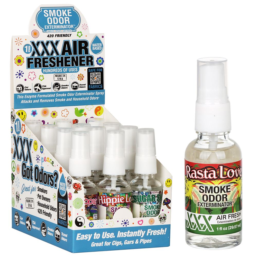 12CT DISPLAY - Smoke Odor Exterminator XXX Spray - 1oz / Pop Culture