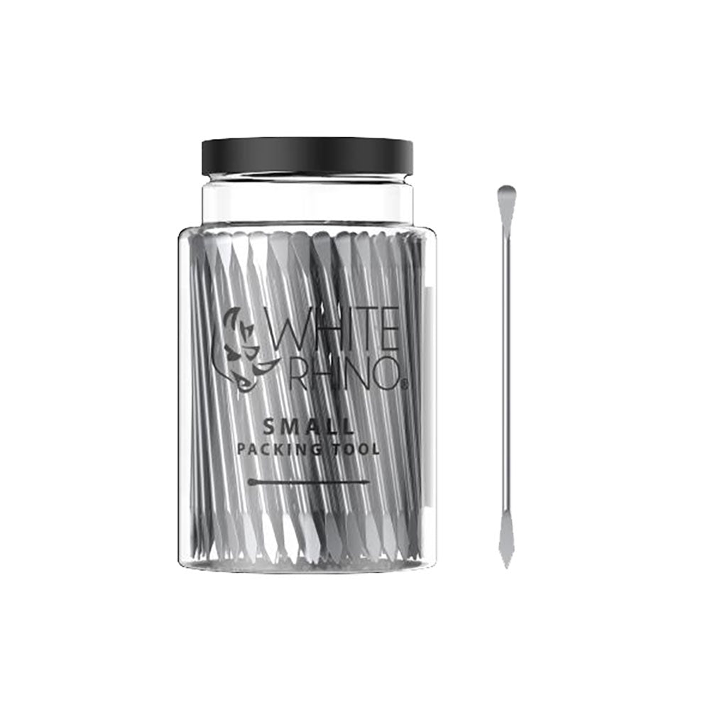White Rhino Double-Sided Steel Packing or Dab Tool