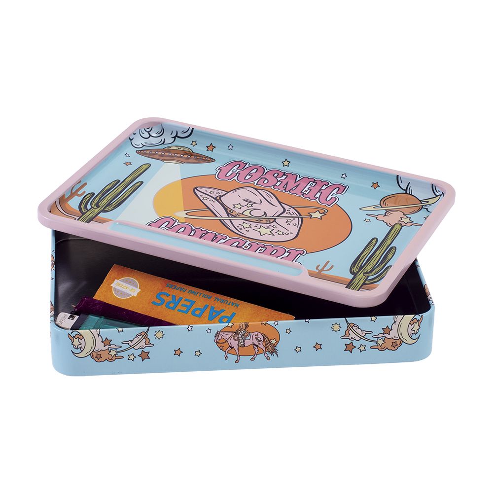 Fujima Rolling Tray Stash Box - Assortment / 8"x5.75" 6ct