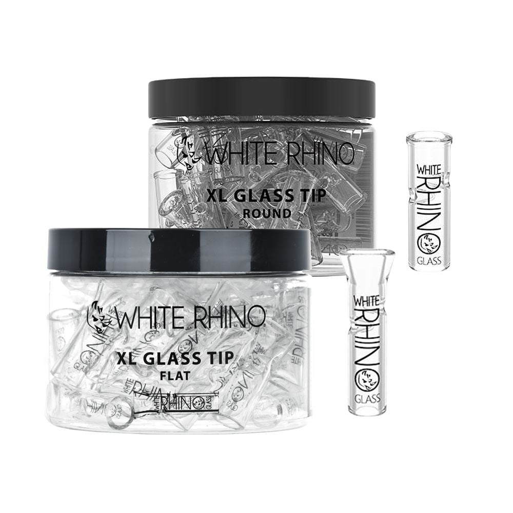 White Rhino XL Glass Rolling Tips 40ct