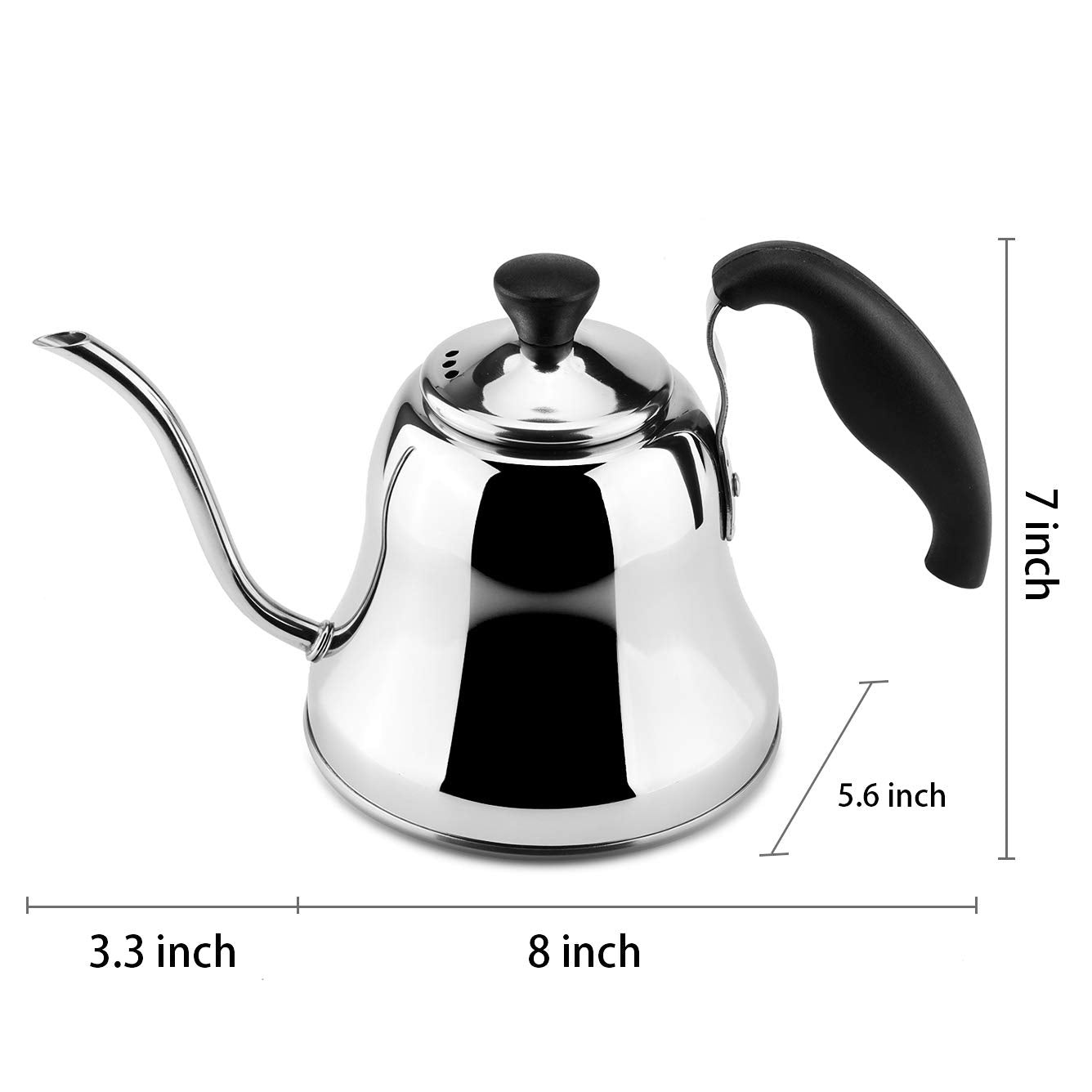 Goose-neck Stainless Steel Coffee Kettle
