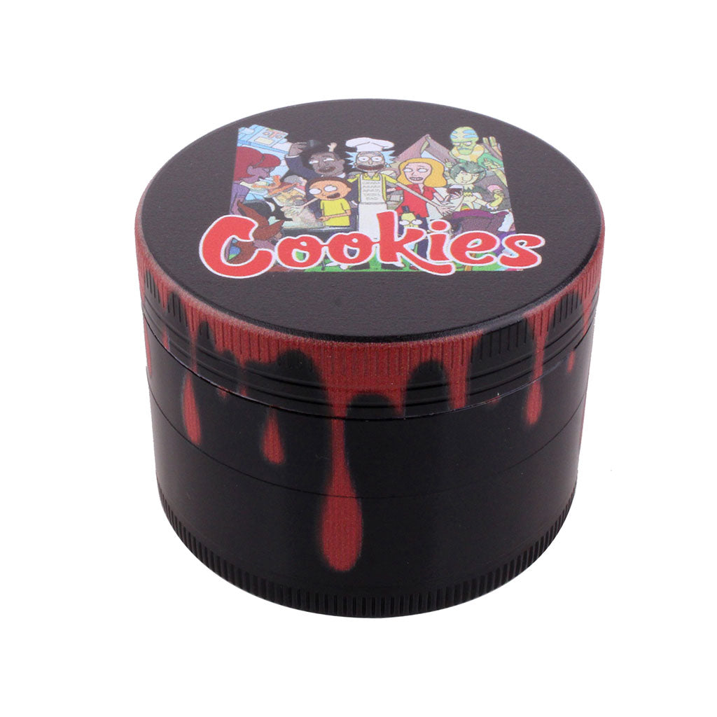 COLOR DRIP ALUMINUM 4-PIECE HERB GRINDER