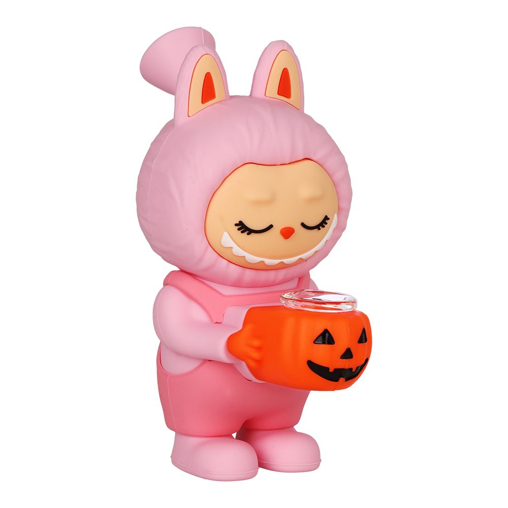 3CT BUNDLE - Halloween Funny Animal Silicone Water Pipe - 6" / Assorted Colors