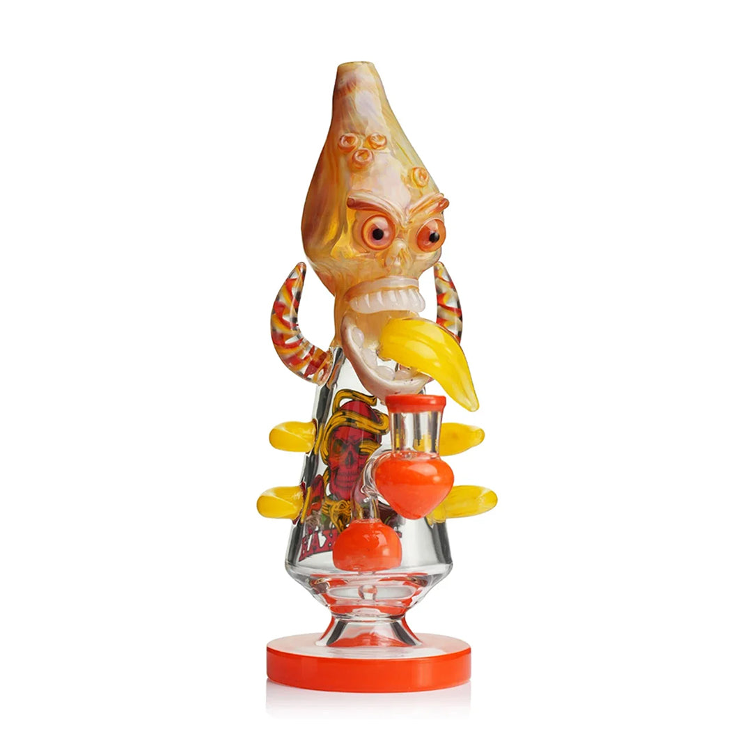 Lookah Glass 11" Cool Skull Bone Water Pipe