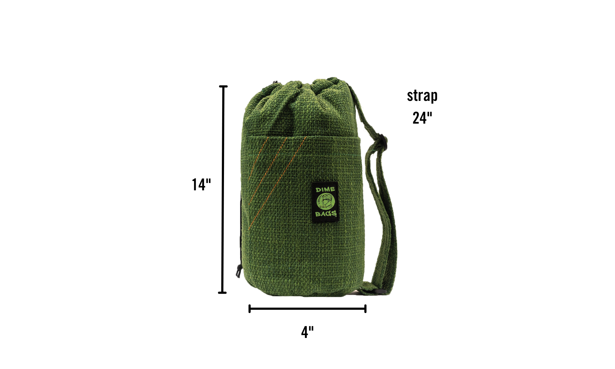 Dime Bags Drawstring Tube Bag