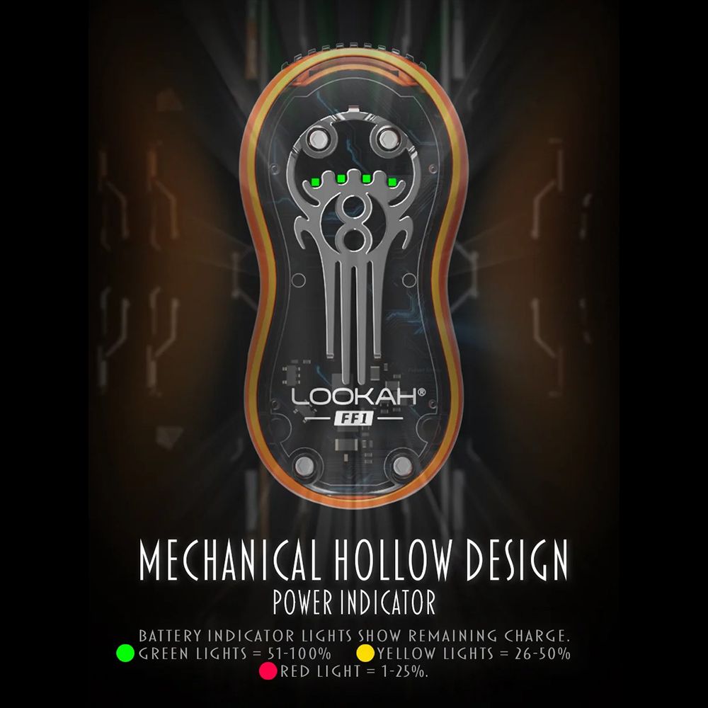 6CT DISPLAY - Lookah FF1 Race Car Variable Voltage 510 Vape Battery -500mAh