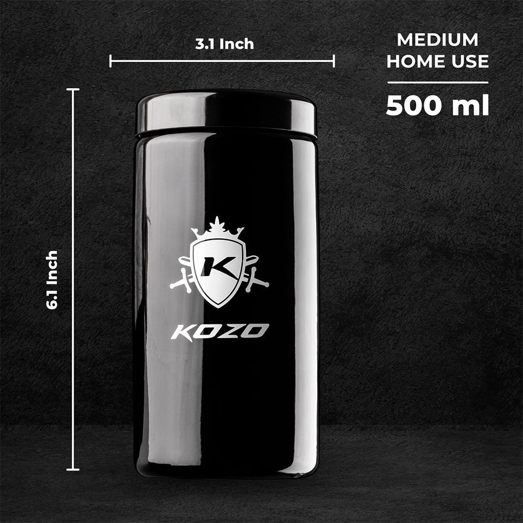 Kozo Grinders ­Glass Jars