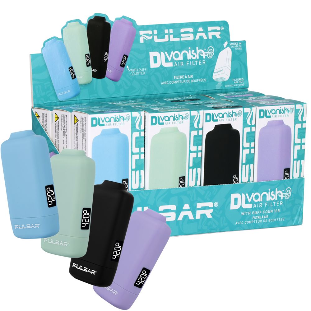 Pulsar DL Vanish Personal Air Filter with Puff Counter | 12pc