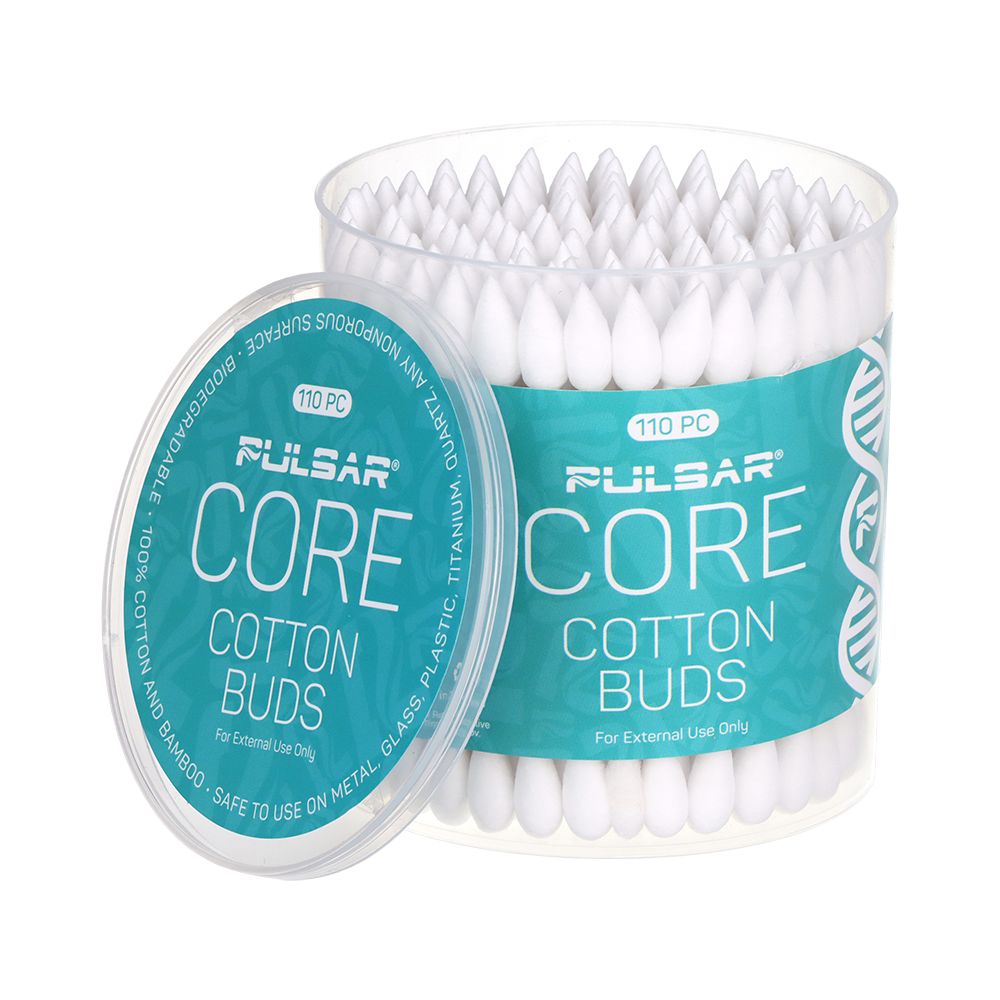 6CT BUNDLE - 110PC TUB - Pulsar CORE Dual Tip Cotton Buds